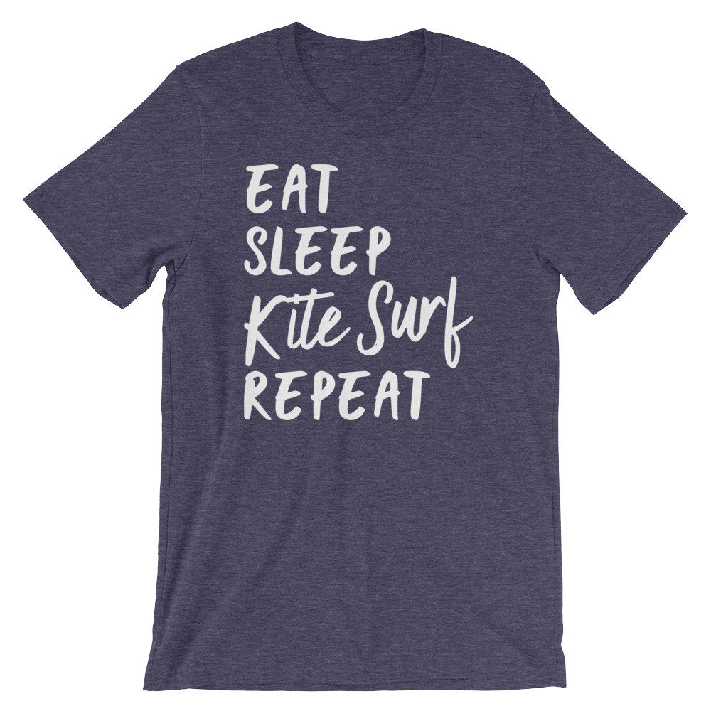 Eat Sleep Kite Surf Repeat Unisex Shirt - Kitesurf Shirt, Kitesurf Gift, Kite Surf Shirt, Kite Surf Gift, Kite Shirt, Beach Shirt