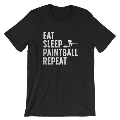 Eat Sleep Paintball Repeat Unisex Shirt - Paintball Shirt, Paintball Gift, Bachelor Party Shirt, Bachelorette Party Shirt, Team T-Shirts
