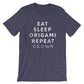 Eat Sleep Origami Repeat Unisex Shirt - Origami Shirt, Origami Gift, Crafts Shirt, Craft Gift, Art Shirt, Geometric Shirt, Art Teacher Shirt