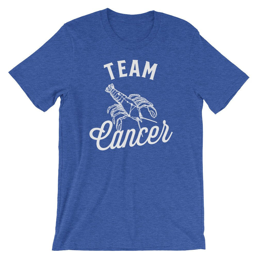 Team Cancer Unisex Shirt - Cancer Zodiac, Astrology Shirt, Astrology Gifts, Constellation, Astronomy Gifts, Horoscope, Zodiac Sign, Zodiac