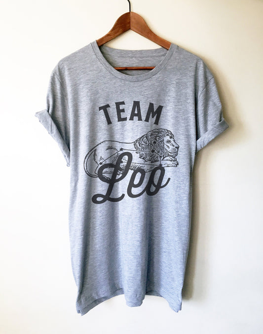 Team Leo Unisex Shirt - Astrology Shirt, Astrology Gifts, Constellation, Astronomy Gifts, Horoscope, Zodiac Sign, Zodiac Shirt, Leo Zodiac