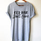 Red Hair Don't Care Unisex Shirt - Redhead Gift, Red Head Shirt, Ginger Hair, Best Friend Gift, Read Hair Gift, Hair Stylist Gift