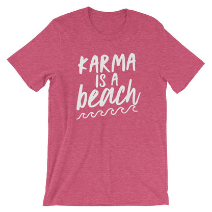 Karma Is A Beach Unisex Shirt - Hippie Clothes, Festival Clothing, Bohemian, Yoga Gifts, Yoga Shirt, Meditation Shirt, Namaste Shirt