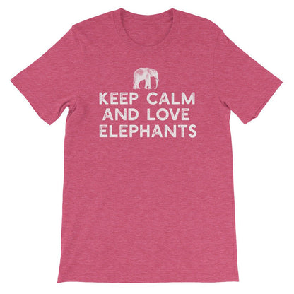 Keep Calm & Love Elephants Unisex