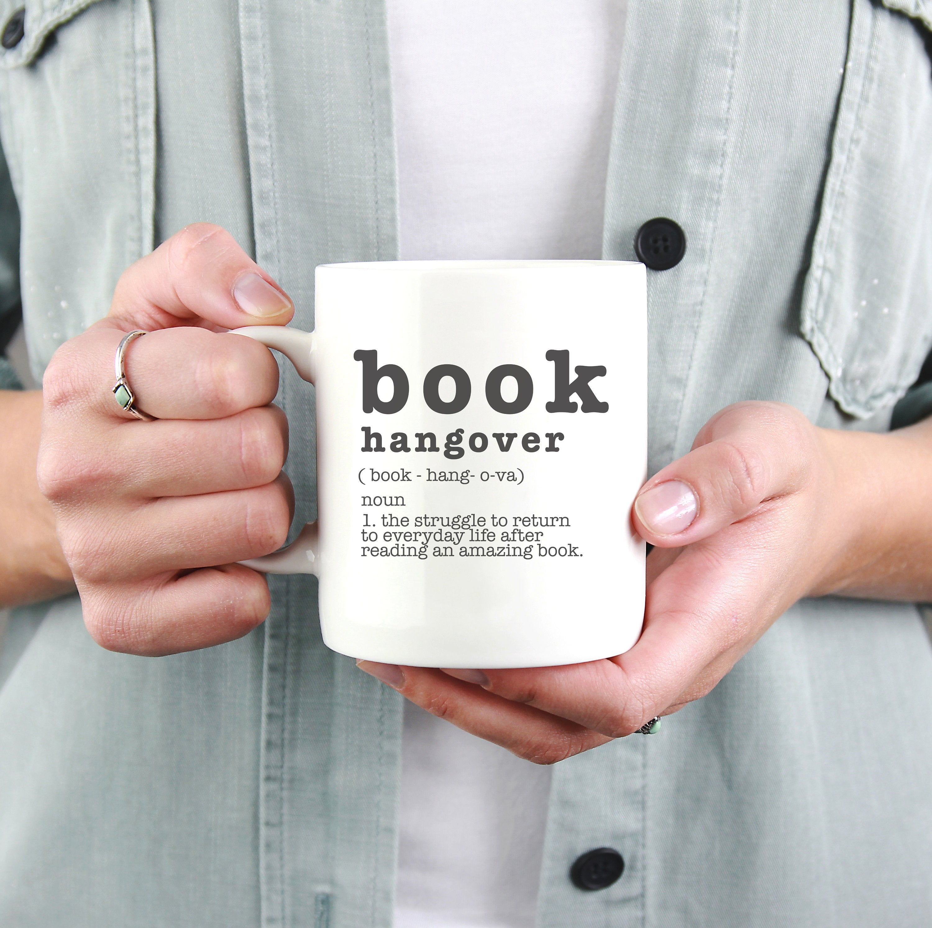 Book Hangover Mug – Bookworm Gift, Literary Coffee Mug