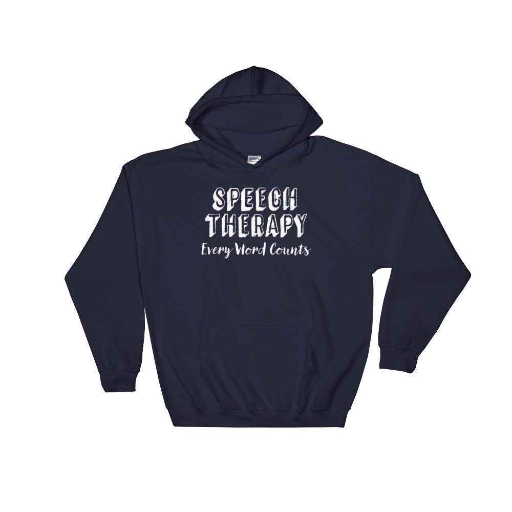 Speech Therapy Every Word Counts Hoodie - SLP Shirt, Speech Language Pathologist Gift, Speech Pathologist, Speech Therapist Gift, Graduation