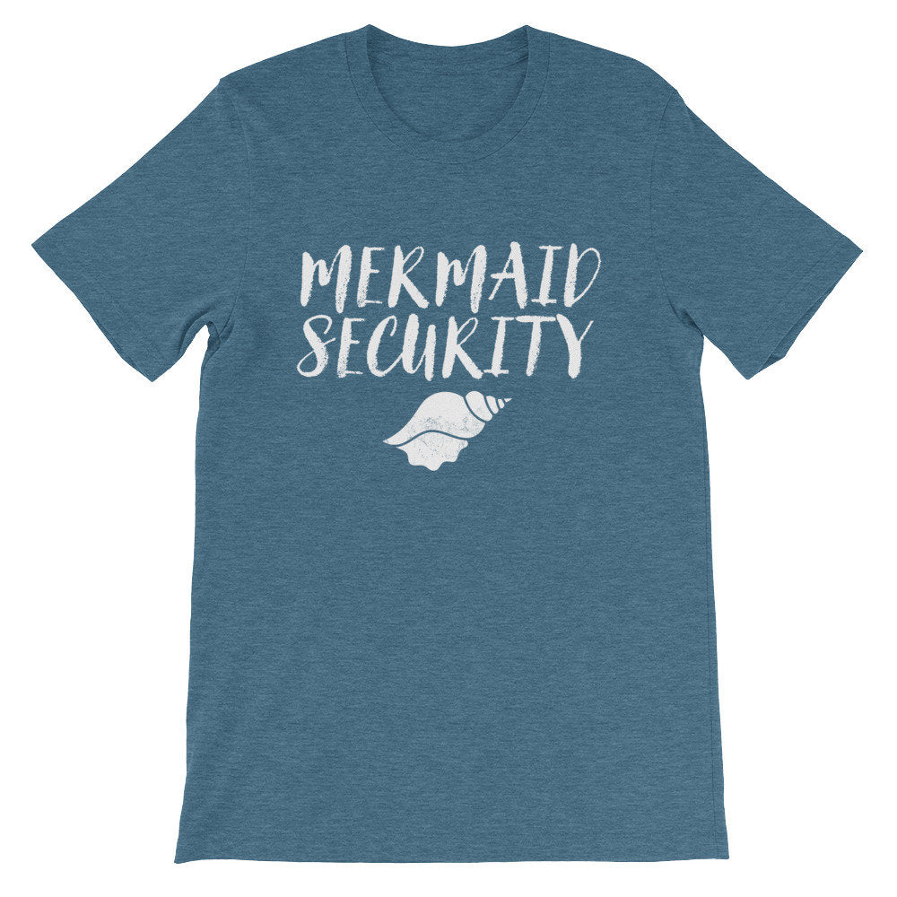 Mermaid Security Unisex Shirt - Mermaid Shirt, Mermaid Gift, Mermaid Birthday, Mermaid Party, Mermaid Tail