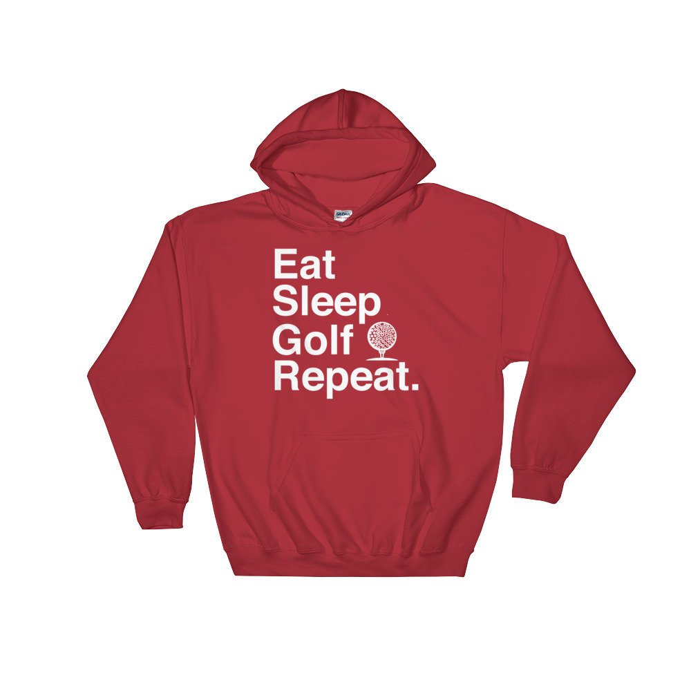 Eat Sleep Golf Repeat Hoodie - Golf Shirt, Golf Gift, Golf Birthday Party, Grandpa Golf Gift, Golf Gift For Women, Golfing Shirt