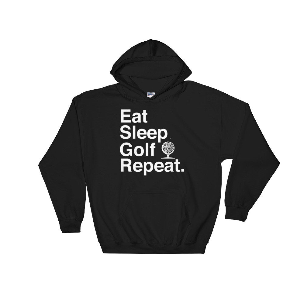 Eat Sleep Golf Repeat Hoodie - Golf Shirt, Golf Gift, Golf Birthday Party, Grandpa Golf Gift, Golf Gift For Women, Golfing Shirt