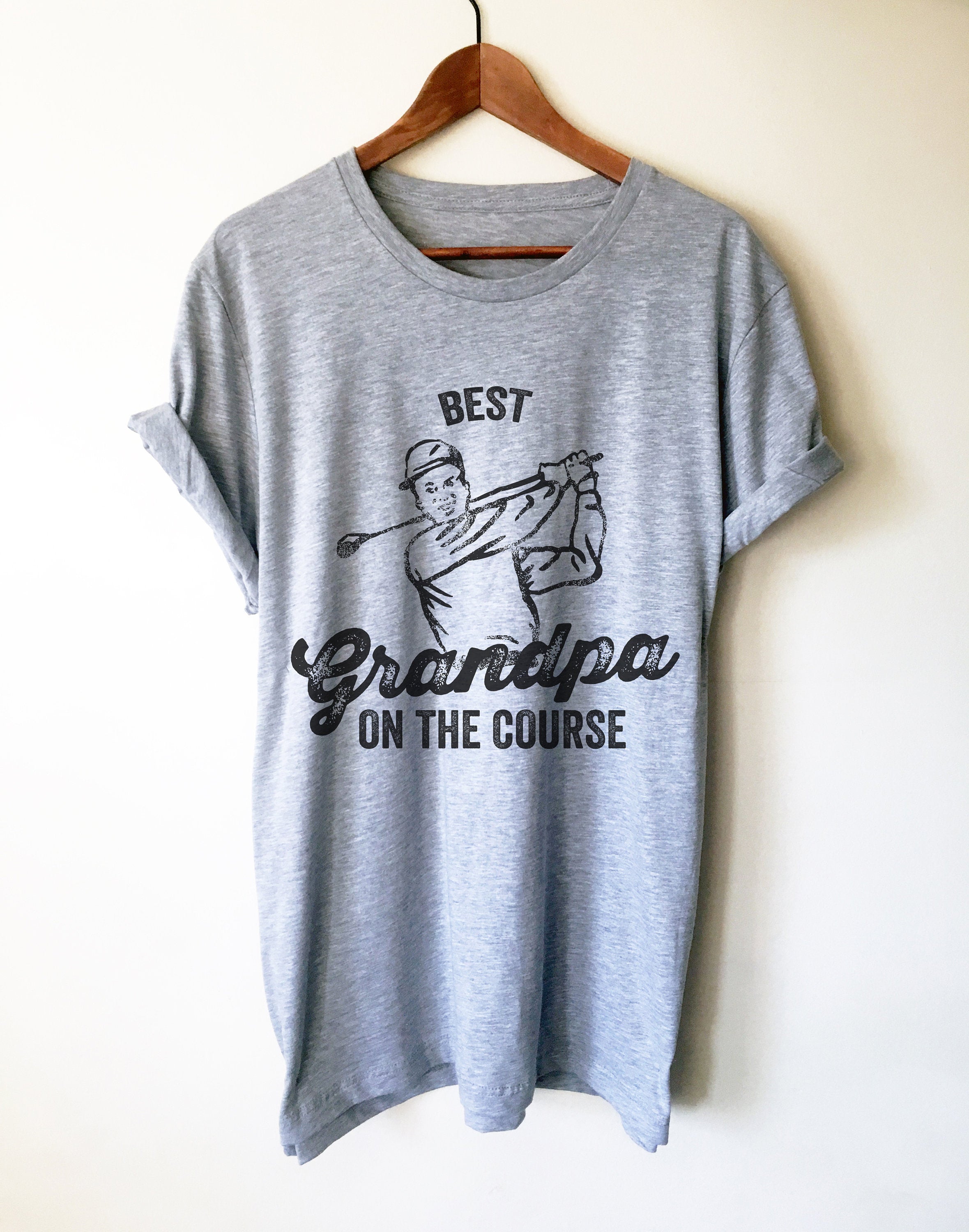 Best Grandpa On The Course, Golf Unisex Shirt - Stag & Peach Co