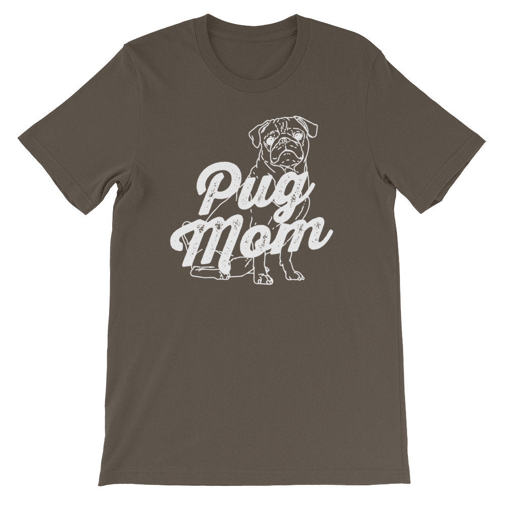 Pug Mom Unisex Shirt - Pug Shirt, - Stag & Peach Co