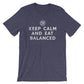 Keep Calm & Eat Balanced Unisex Shirt - Dietitian Shirt, Dietitian Gift, Dietitian Shirt, Nutritionist Shirt,  RDN Shirt, Holistic Shirt