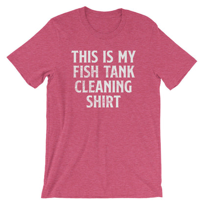 This Is My Fish Tank Cleaning Shirt Unisex Shirt - Aquarium Shirt, Fish Shirt, Fish Lover Gift, Tropical Fish Shirt, Pet Fish, Fish Tank