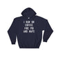 I Run On Coffee Fire Poi And Naps Hoodie - Fire Poi Shirt, Fire Poi Gift, Performance Art Gift, Juggling Shirt, Circus Shirt, Poi Shirt
