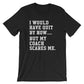 My Coach Scares Me Unisex Shirt - Funny Workout Shirt, Cute Workout Shirts, Workout Gifts, Gym Shirts, Fitness Shirt, Funny Workout