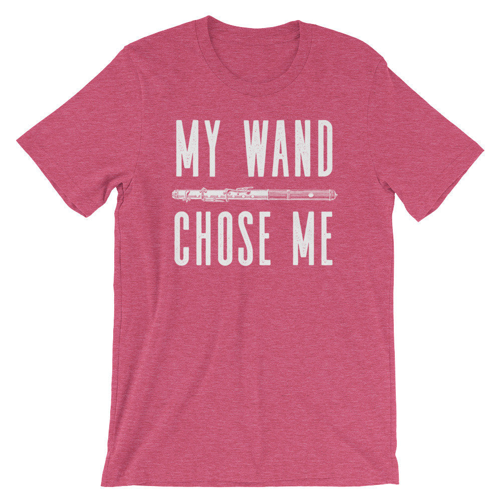 My Wand Chose Me Unisex Shirt - Flute Shirt, Flute Gift, Musician Gift, Band T-Shirts, Music Shirt, Music Teacher Shirt