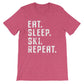 Eat Sleep Ski Repeat Unisex Shirt -