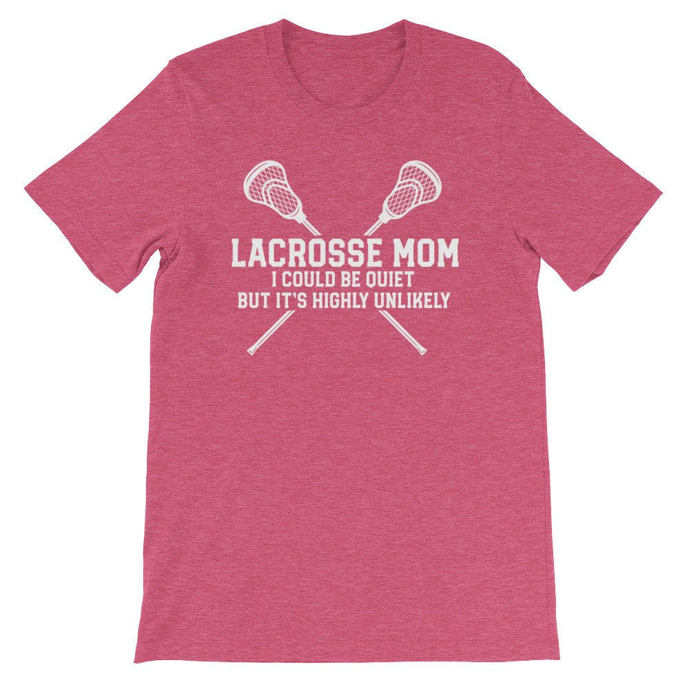 Lacrosse Mom Unisex Shirt - Lacrosse Shirt, Lacrosse Gift, Lacrosse Player, Lacrosse Coach, Lacrosse Team, Sports Shirt, Sports Mom Shirt - Stag & Peach Co
