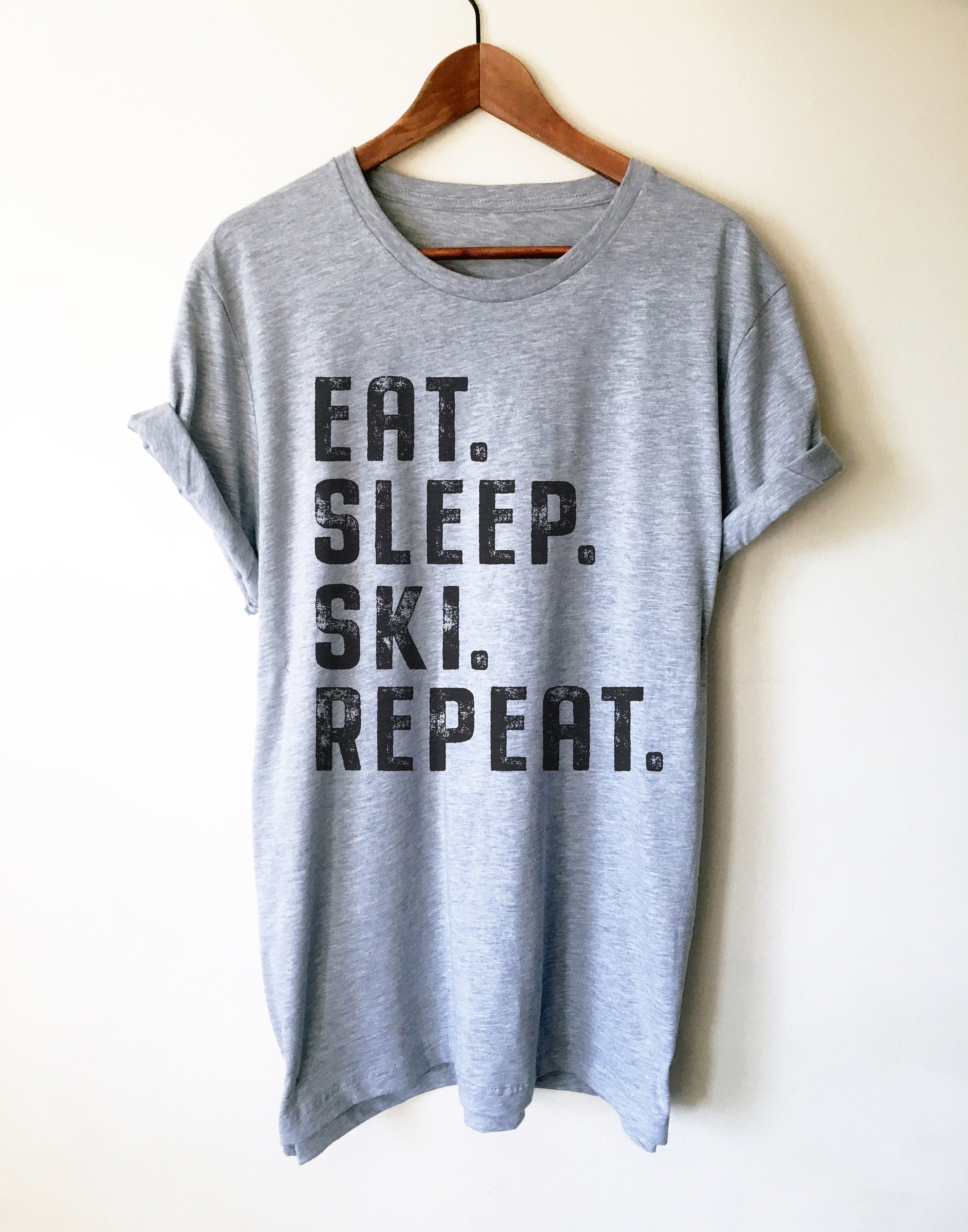 Eat Sleep Ski Repeat Unisex Shirt - - Stag & Peach Co