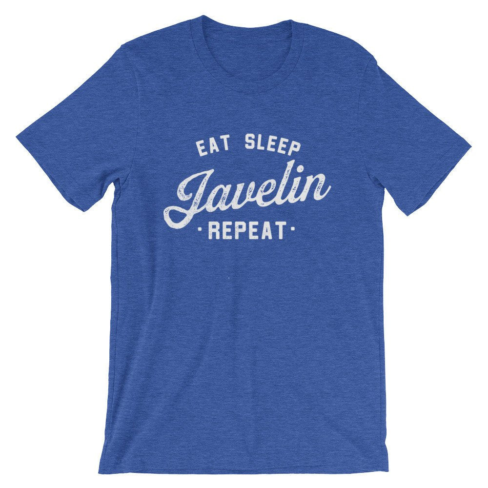Eat Sleep Javelin Repeat Unisex Shirt - Javelin Shirt, Javelin Gift, Track And Field Gift, Throw Happy, Javelin Throw Shirt - Stag & Peach Co