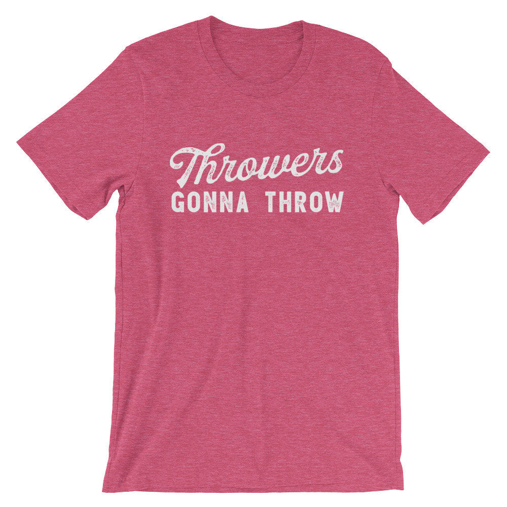 Throwers Gonna Throw Unisex Shirt - Discus Shirt, Discus Gift, Discus Thrower, Track and Field, Discus Throw, Javelin Thrower, Shot Put