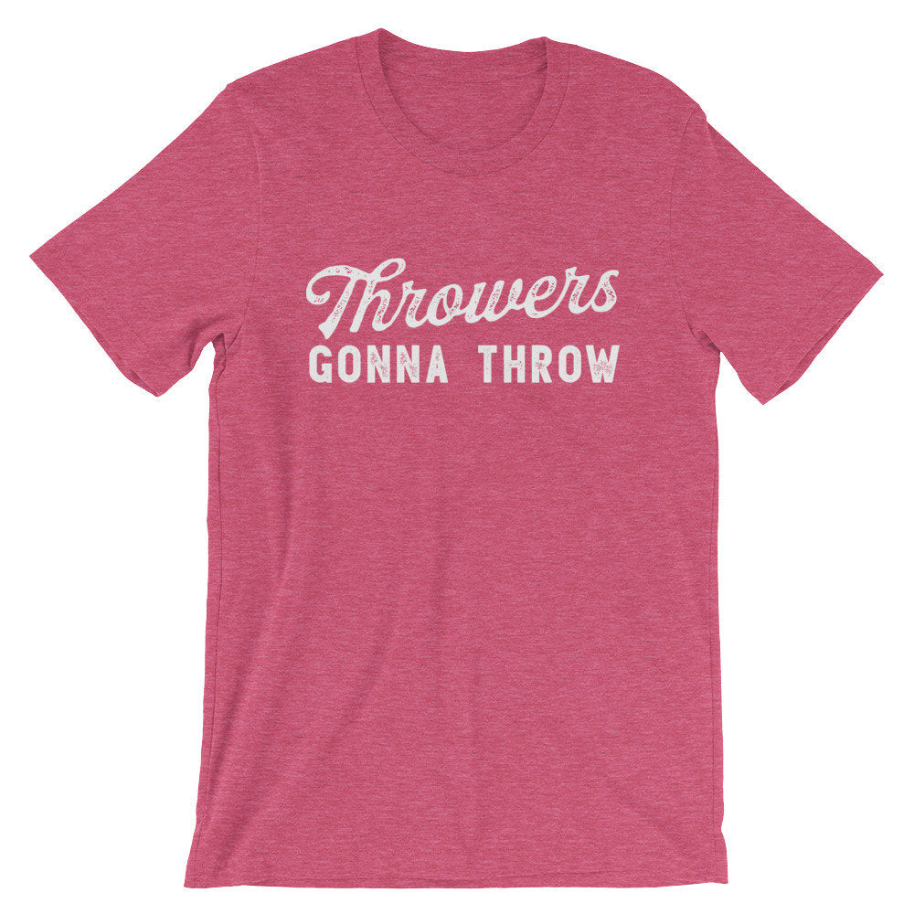 Throwers Gonna Throw Unisex Shirt - Discus Shirt, Discus Gift, Discus Thrower, Track and Field, Discus Throw, Javelin Thrower, Shot Put - Stag & Peach Co