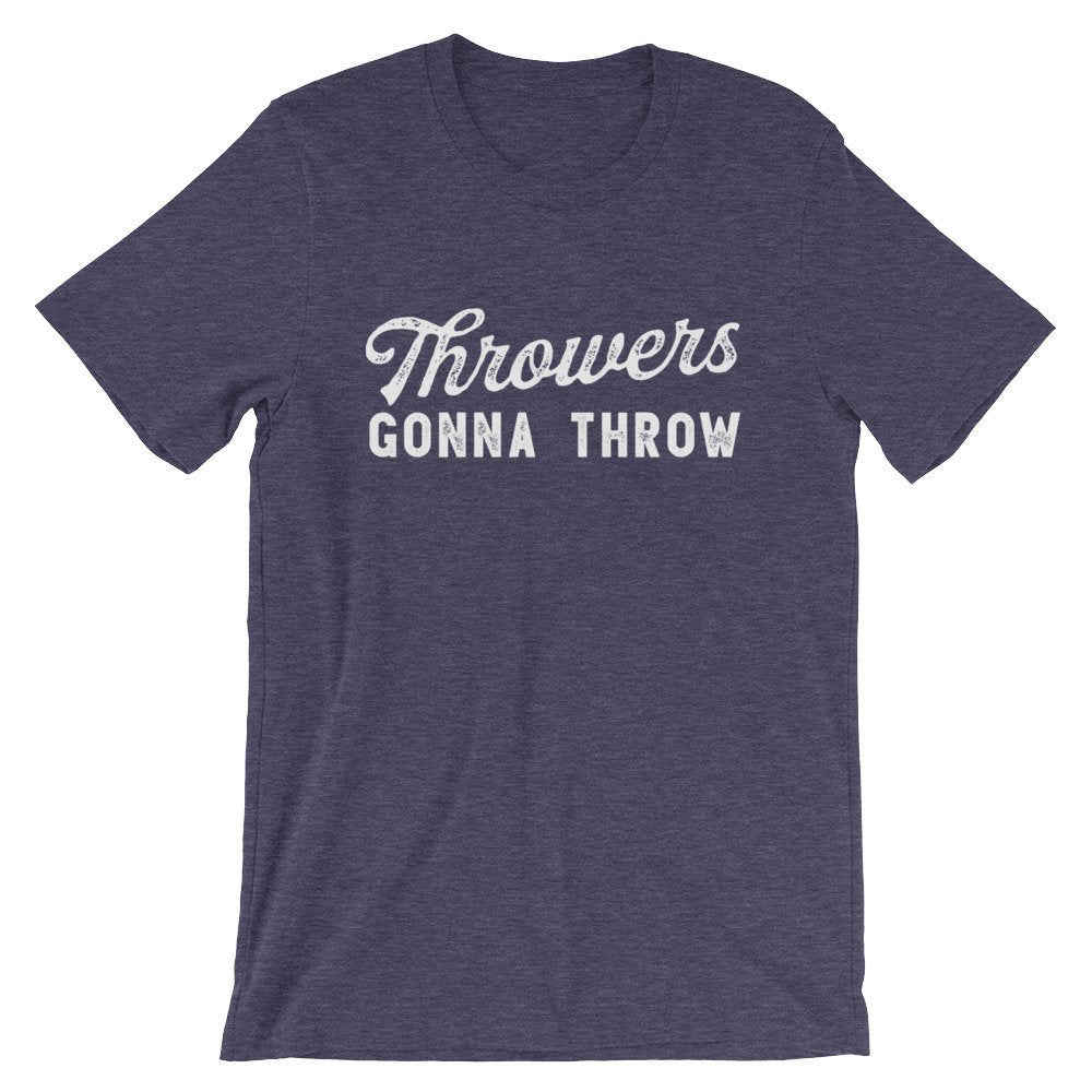 Throwers Gonna Throw Unisex Shirt - Discus Shirt, Discus Gift, Discus Thrower, Track and Field, Discus Throw, Javelin Thrower, Shot Put - Stag & Peach Co