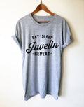 Eat Sleep Javelin Repeat Unisex Shirt - Javelin Shirt, Javelin Gift, Track And Field Gift, Throw Happy, Javelin Throw Shirt - Stag & Peach Co