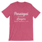 Paralegal Because Lawyers Need Heroes Too Unisex Shirt - Paralegal Gift, Paralegal Shirt, Attorney Shirt, Lawyer Shirt, Law School Gift