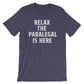 Relax The Paralegal Is Here Unisex Shirt - Paralegal Gift, Paralegal Shirt, Attorney Shirt, Lawyer Shirt, Law School Gift, Paraprofessional