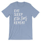 Eat Sleep Kite Surf Repeat Unisex Shirt - Kitesurf Shirt, Kitesurf Gift, Kite Surf Shirt, Kite Surf Gift, Kite Shirt, Beach Shirt