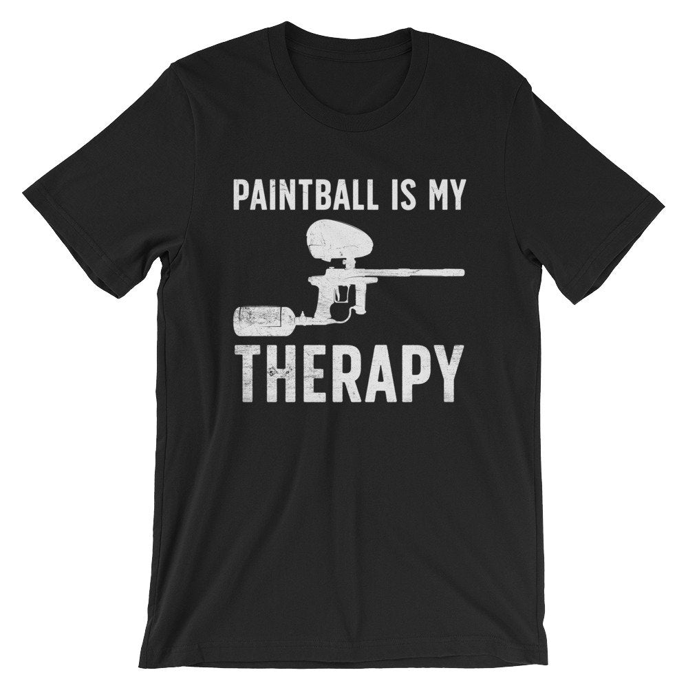 Paintball Is My Therapy Unisex Shirt - Paintball Shirt, Paintball Gift, Bachelor Party Shirt, Bachelorette Party Shirt, Team T-Shirts