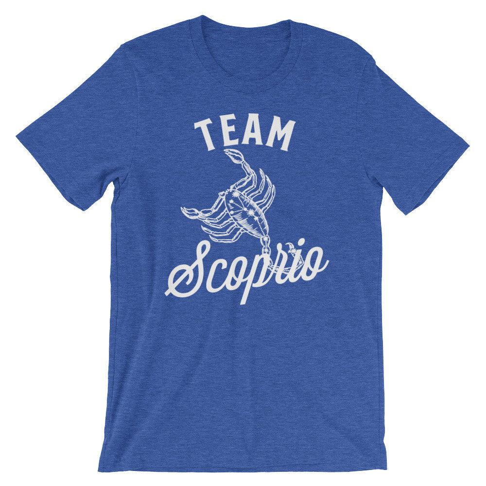 Team Scorpio Unisex Shirt - Astrology Shirt, Astrology Gifts, Constellation, Astronomy Gifts, Horoscope, Zodiac Sign, Zodiac Shirt,  Scorpio