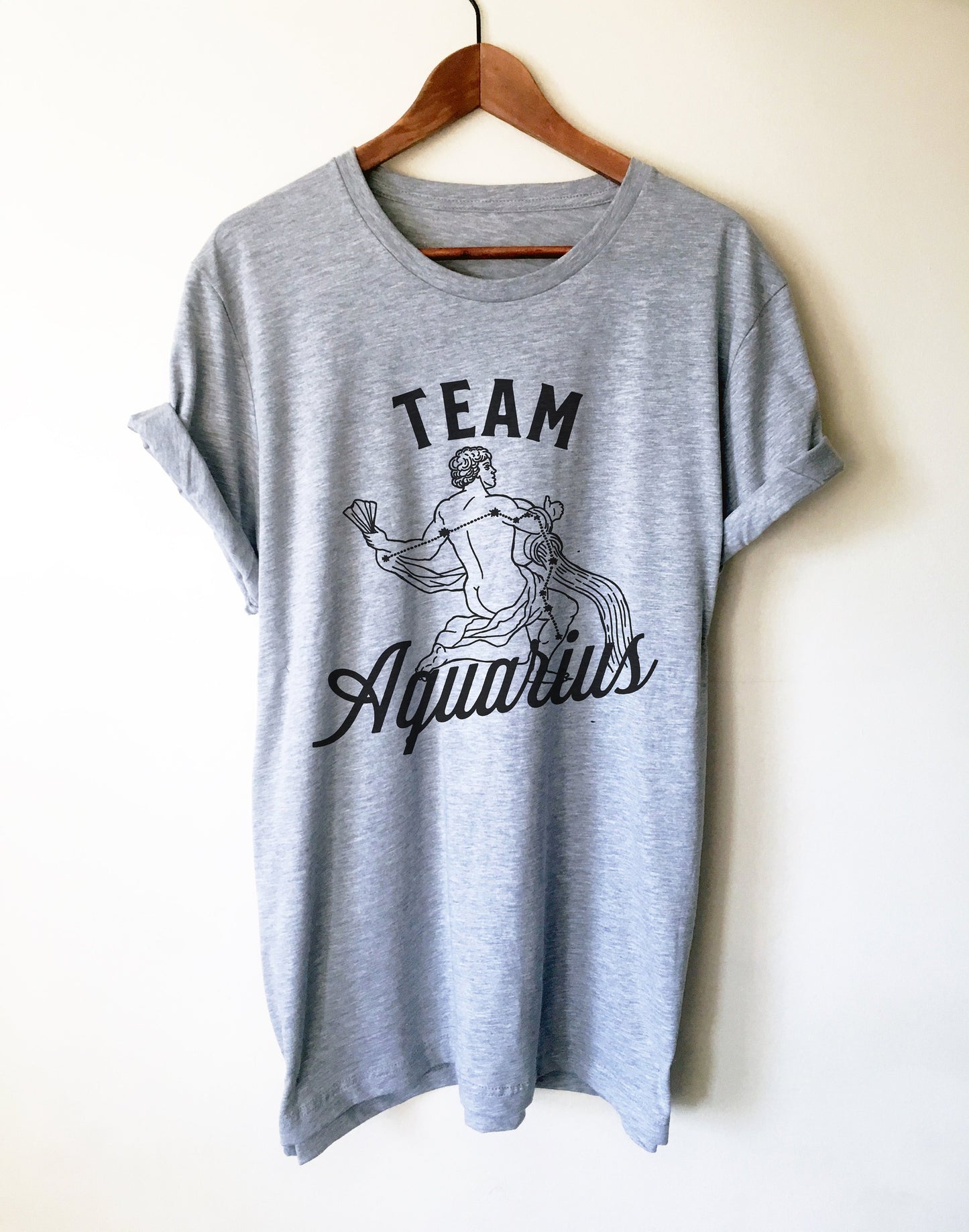 Team Aquarius Unisex Shirt -Astrology Shirt, Astrology Gifts, Constellation, Astronomy Gifts, Horoscope, Zodiac Sign, Zodiac Shirt, Aquarius
