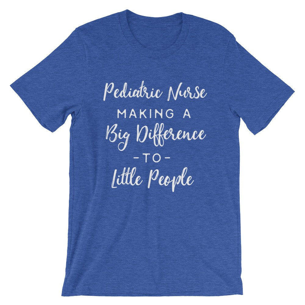 Pediatric Nurse Unisex Shirt - Pediatric Nurse Shirt, Pediatric Nurse Hoodie, Nurse Shirt, Nurse Gift, RN Shirt, Nursing School - Stag & Peach Co