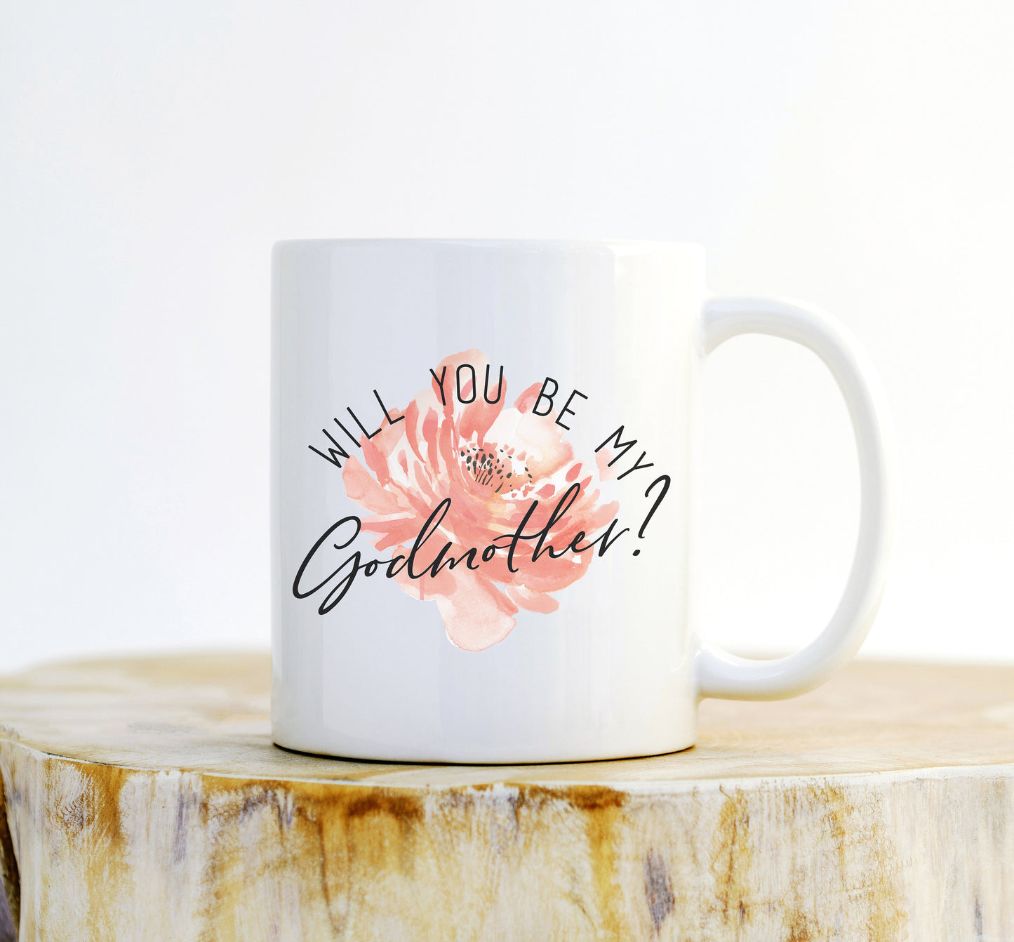 Will You Be My Godmother? Mug - Godmother Gift, Godmother Mug, Godparent Gift, Godmother Proposal, Baby Announcement