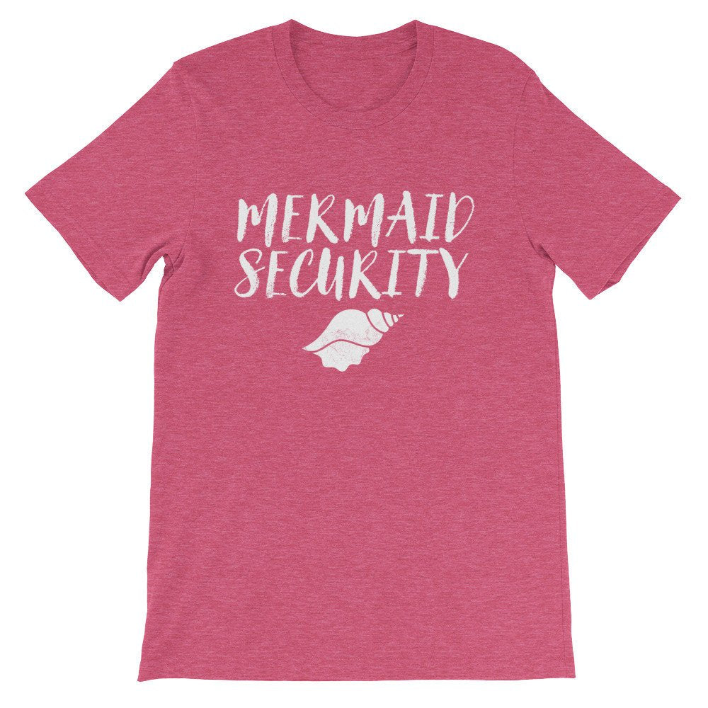 Mermaid Security Unisex Shirt - Mermaid Shirt, Mermaid Gift, Mermaid Birthday, Mermaid Party, Mermaid Tail