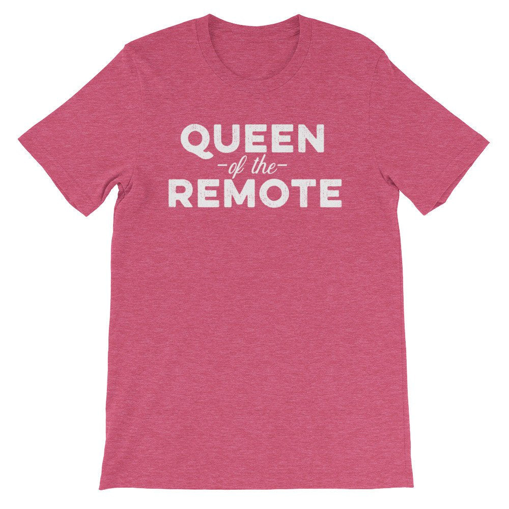 Queen Of The Remote Unisex Shirt - tv Shirt, tv Gift, tv Show Shirt, Television Shirt, Television Gift, Reality tv Shirt