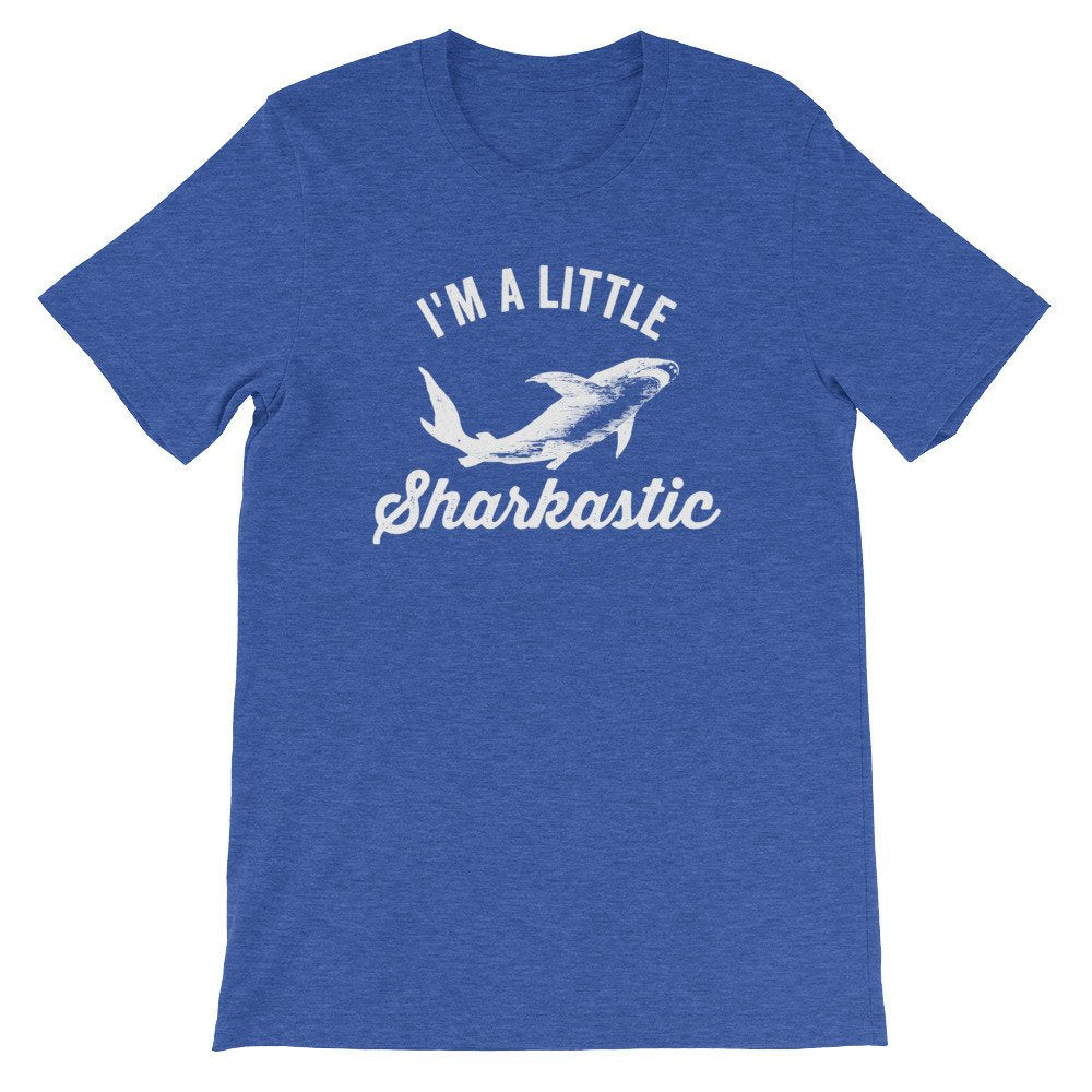 I'm A Little Sharkastic Unisex Shirt - Shark Shirt, Shark Gift, Shark Birthday, Shark Week Shirt, Sea Life Shirt, Sea Life Gift