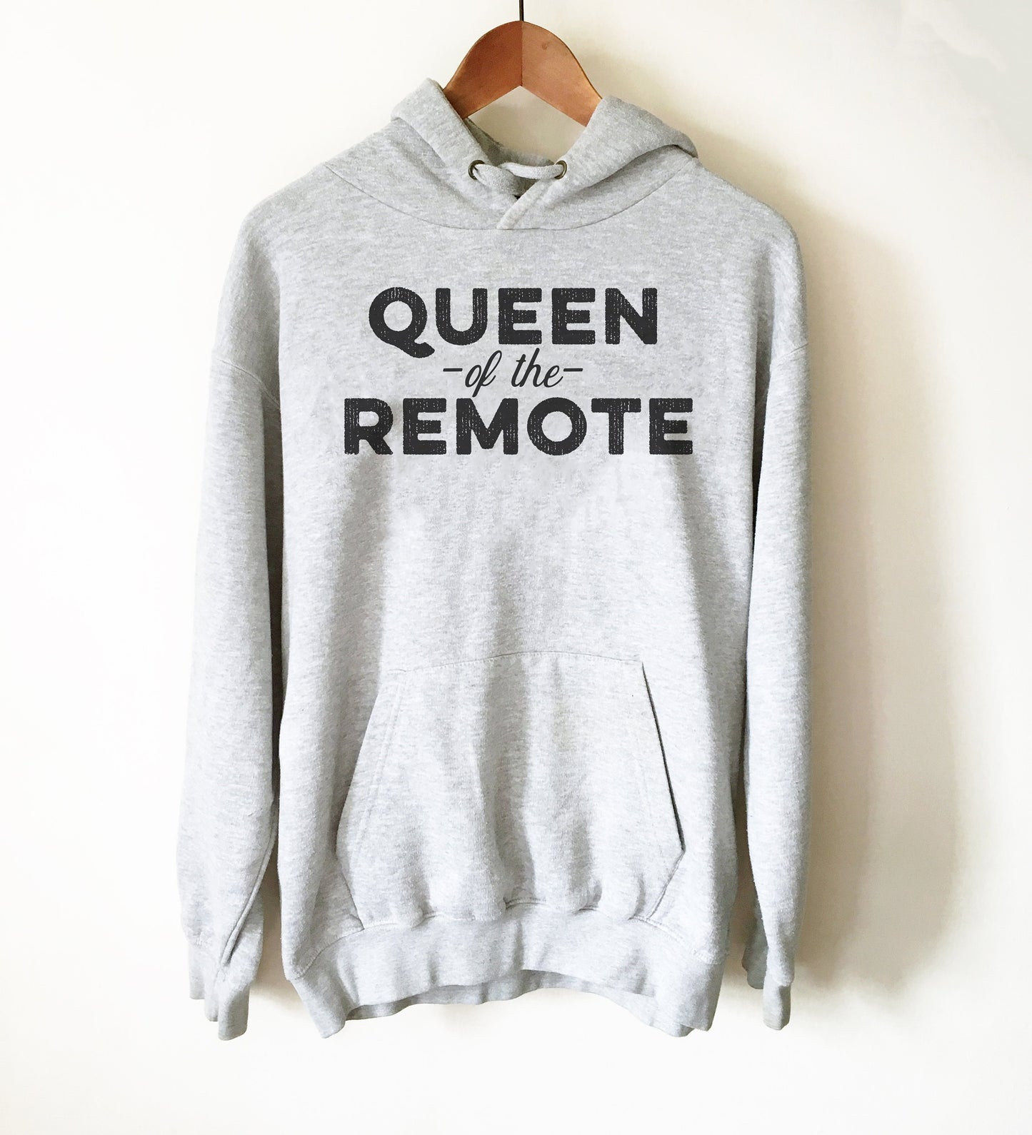 Queen Of The Remote Hoodie - tv Shirt, tv Gift, tv Show Shirt, Television Shirt, Television Gift, Reality tv Shirt