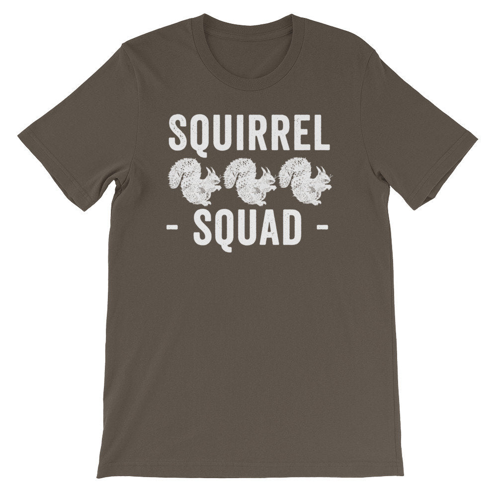 Squirrel Squad Unisex Shirt - Squirrel Shirt, Squirrel Gift, Squirrel Accessories, Squirrel Girl, Squirrel Lover Gift - Stag & Peach Co