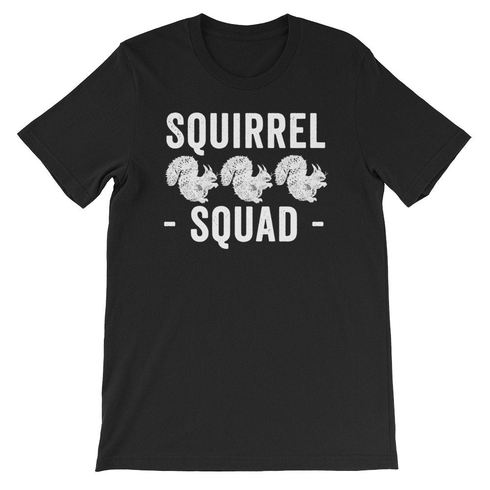 Squirrel Squad Unisex Shirt - Squirrel Shirt, Squirrel Gift, Squirrel Accessories, Squirrel Girl, Squirrel Lover Gift