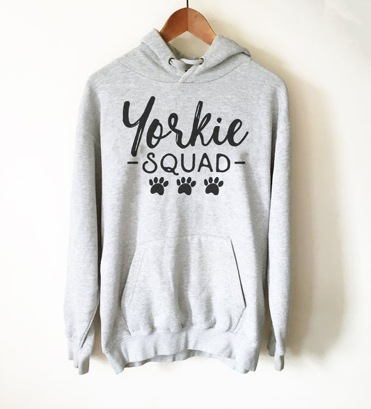 Yorkie Squad Hoodie - Yorkie Shirt, Yorkie Gifts, Yorkie Print, Yorkshire Terrier Gift, Yorkshire Terrier Shirt, Yorkie Owner