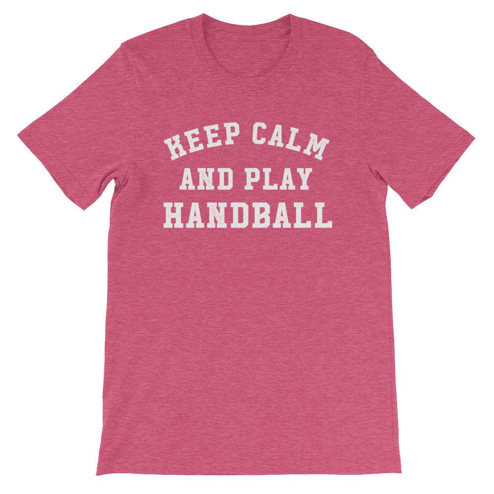 Keep Calm & Play Handball Unisex Shirt - Handball Shirt, Handball Gift, Coach Shirt, Team Tshirts, Sports Shirt, Sports Fan Gift