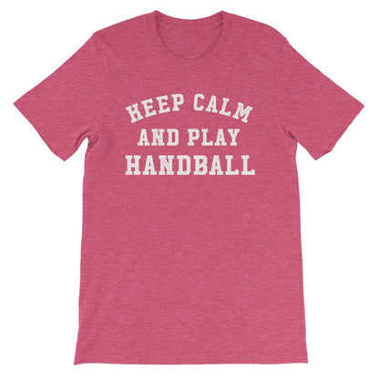 Keep Calm & Play Handball Unisex Shirt - Handball Shirt, Handball Gift, Coach Shirt, Team Tshirts, Sports Shirt, Sports Fan Gift