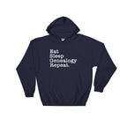 Eat Sleep Genealogy Repeat Hoodie - Genealogy Shirt, Genealogy Gift, Genealogist Shirt, Genealogist Gift, Family Tree, Research Shirt