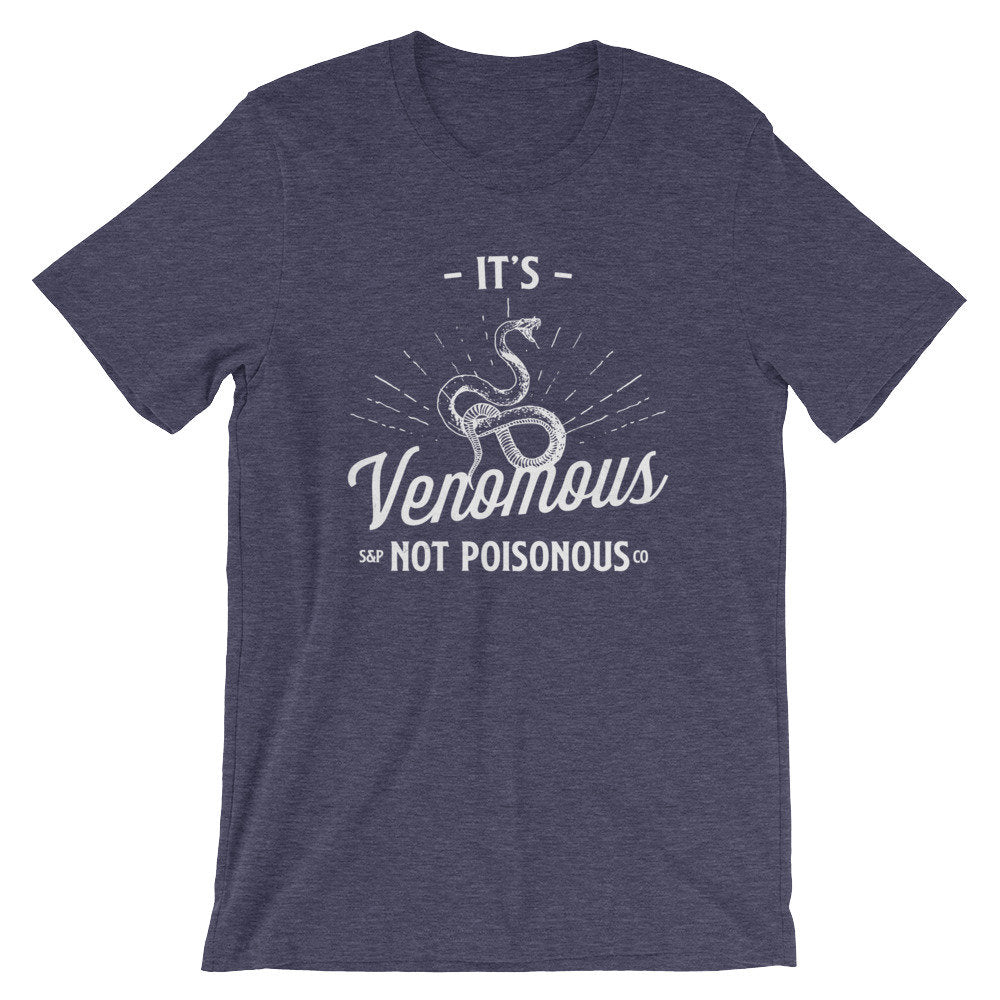 It’s Venomous Not Poisonous Unisex Shirt - Snake Shirt, Herpetology Shirt, Reptile Shirt, Zoology Shirt, Exotic Pets Shirt - Stag & Peach Co