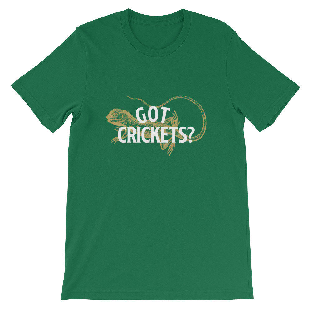 Got Crickets? Unisex Shirt - Bearded Dragon Shirt, Bearded Dragon Gift, Reptile Shirt, Reptile Gift, Beardie, Reptile Lover