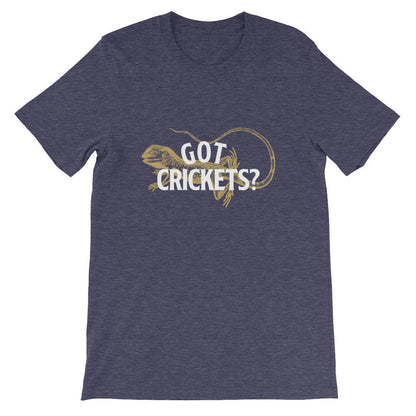 Got Crickets? Unisex Shirt - Bearded Dragon Shirt, Bearded Dragon Gift, Reptile Shirt, Reptile Gift, Beardie, Reptile Lover