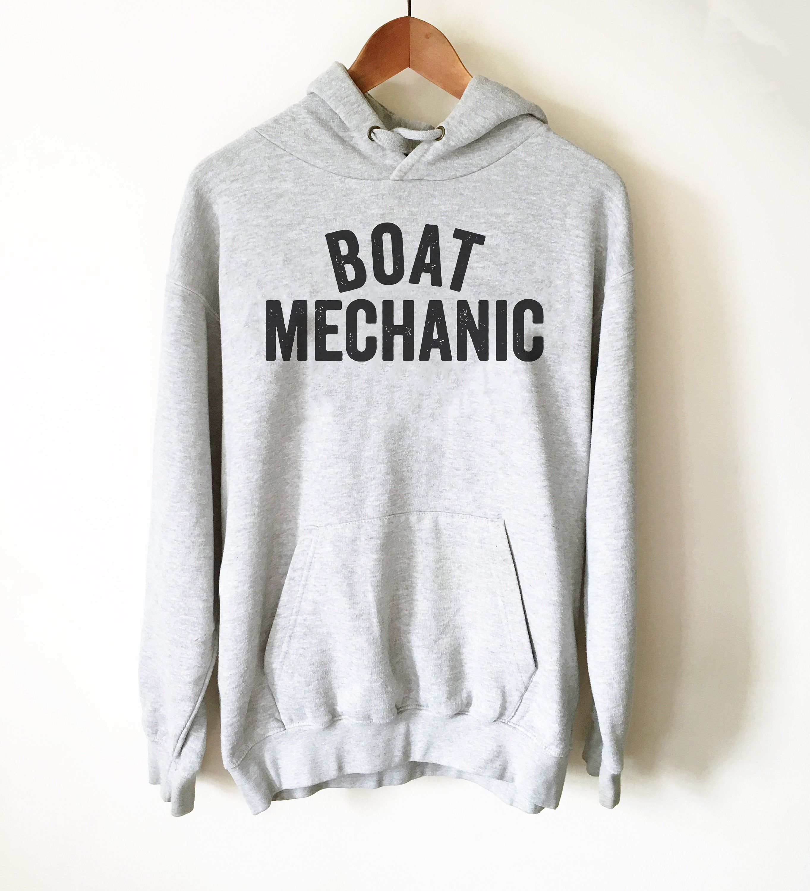 Boat Mechanic Hoodie - Motor Boat Shirt, Motor Boat Gift, Boat Gift, Boat Shirt, Lake Shirt, Lake Gift, Speed Boat - Stag & Peach Co